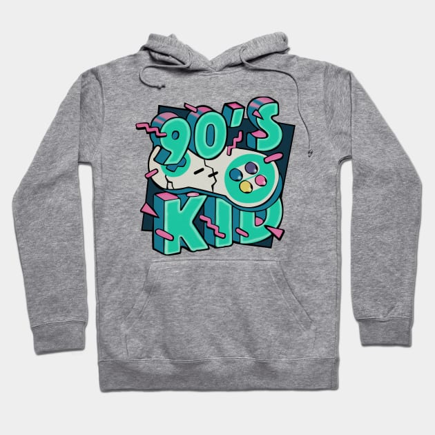 90's Kid Retro Hoodie by Polomaker